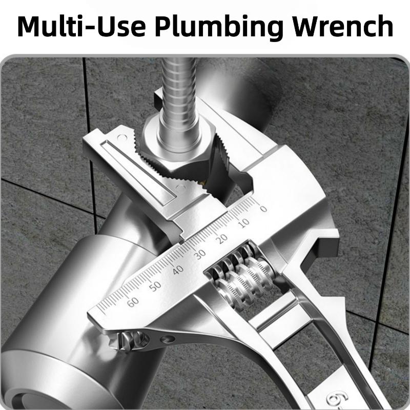 Sink & Faucet Repair Wrench Large Opening 6-68mm Adjustable Bathroom Plumbing Wrench