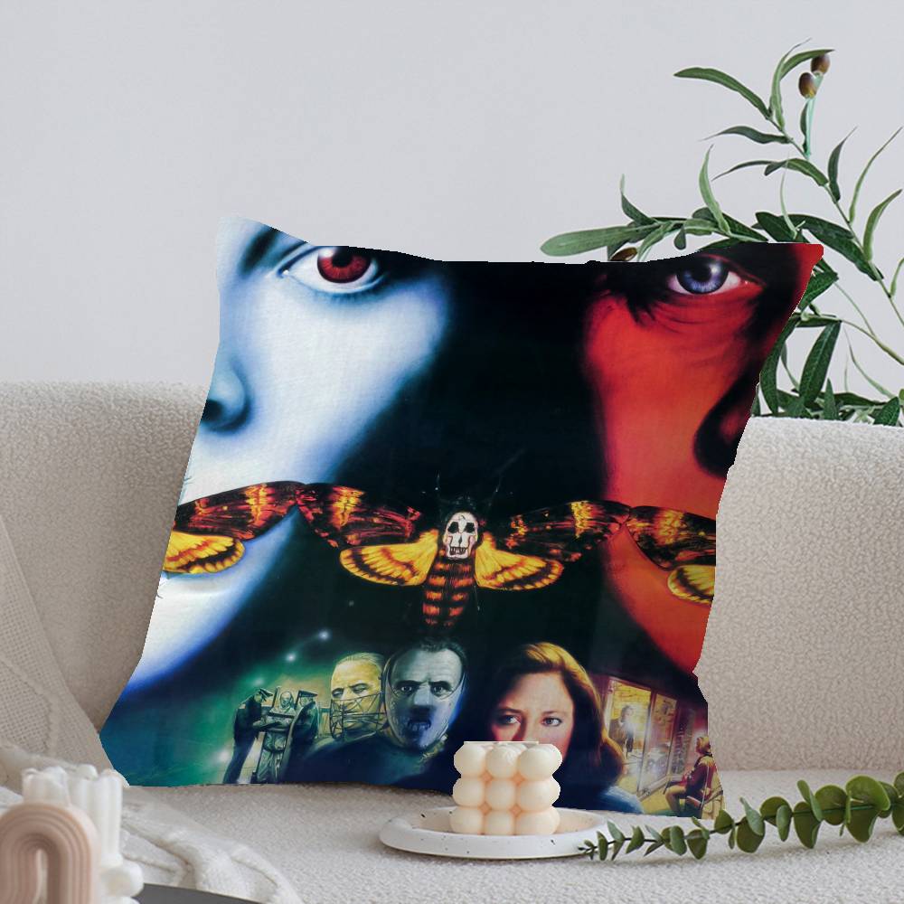 Classic Movie The Silence Of The Lambs Personalized Pillow Cover Kids Bedroom Wild Party Decor Pillowcase Birthday Shower Gift