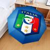 1PC Italian Football Crest Printed Umbrella Folding umbrella, automatic umbrella 8-Frame for Travel, camping Fan gifts Christmas Gifts