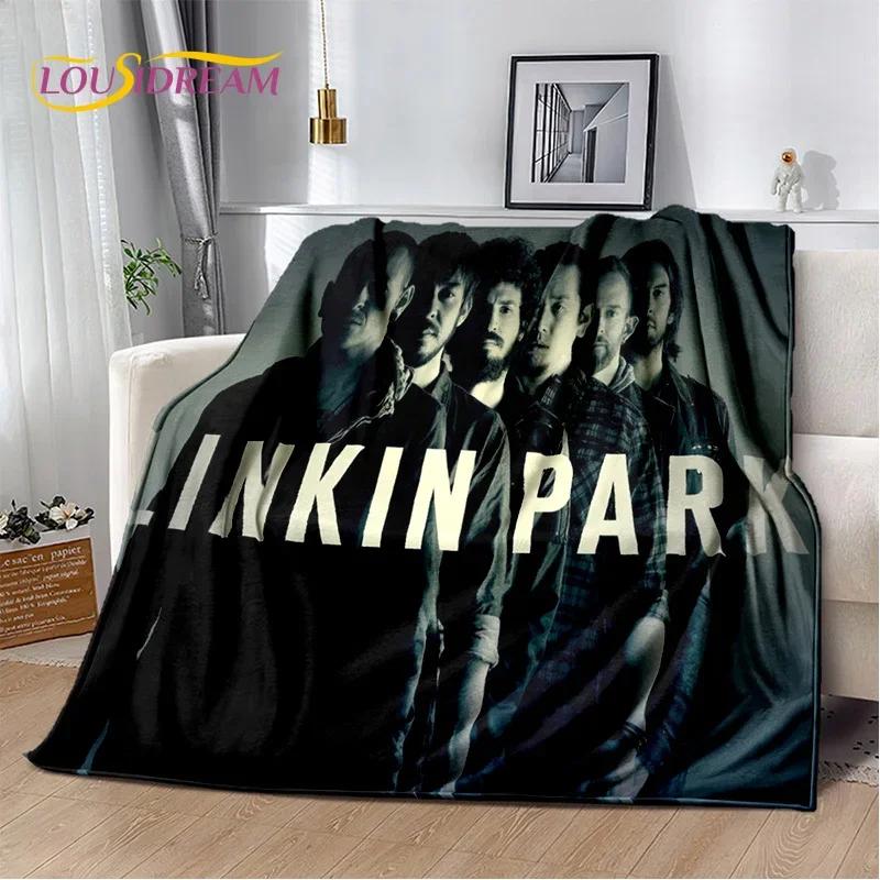 Ρετρό Μουσικό Συγκρότημα 3D L-Linkin-Park Μαλακές Κουβέρτες, Κουβέρτα για Ζέσταμα Άνετη Κουβέρτα για Πικνίκ Κρεβάτια Καναπέ Σπίτι Υπνοδωμάτιο Παιδί