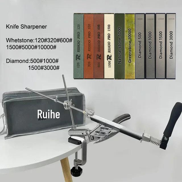 Ruihe Rehoo 360° Otočný Kovový Držák Jigu pro Broušení Nožů s Pevným Úhlem RH006