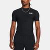 Under Armour HeatGear® OG Logo Print Crew Neck Slim Fit Short Sleeve T-Shirt Men T-Shirts Black 1387560-001