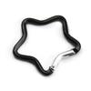 1/2/5PCS Outdoor Star Shaped Spring Locking Carabiner Clip Keychains for Backpack Camping Hiking Traveling Multicolour
