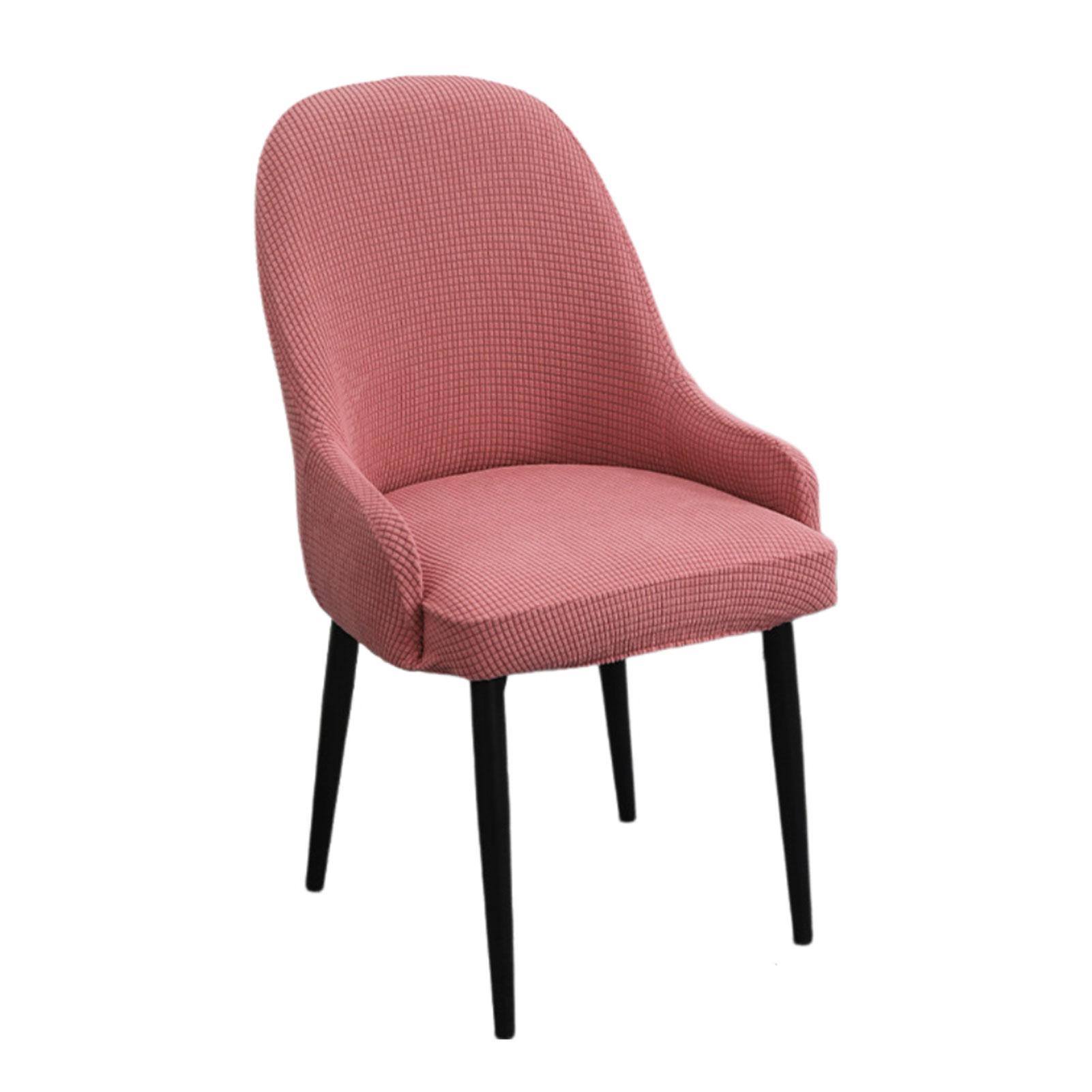 

Однотонный защитный чехол для стула, нескользящий, пыленепроницаемый, устойчивый к грязи, универсальный эластичный чехол для стула для кухни