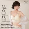 Female Summer Thin Sexy Lace Gathers Triangular Cup Suspender Without Trace Underwear