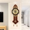 Luxury Silent Wall Clock Pendulum Wood Vintage Large Living Room Clock Art Decor Digital Clock Elegant Watch Modern Unusual