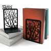 Tree Of Life Bookend 1 Pair of Decorative Bookends for Shelves, Heavy Duty Bookshelf L-shaped Organizer, Hollow Book Holder Stoppers Desk, Office