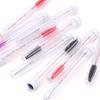 100 Stück Diamant Augenbrauenbürstenröhrchen Leer Wiederverwendbar Wimpern Mascara Stäbchen Hülle Austauschbare Kristall Wimpernbürste Staubdicht Make-up Werkzeug