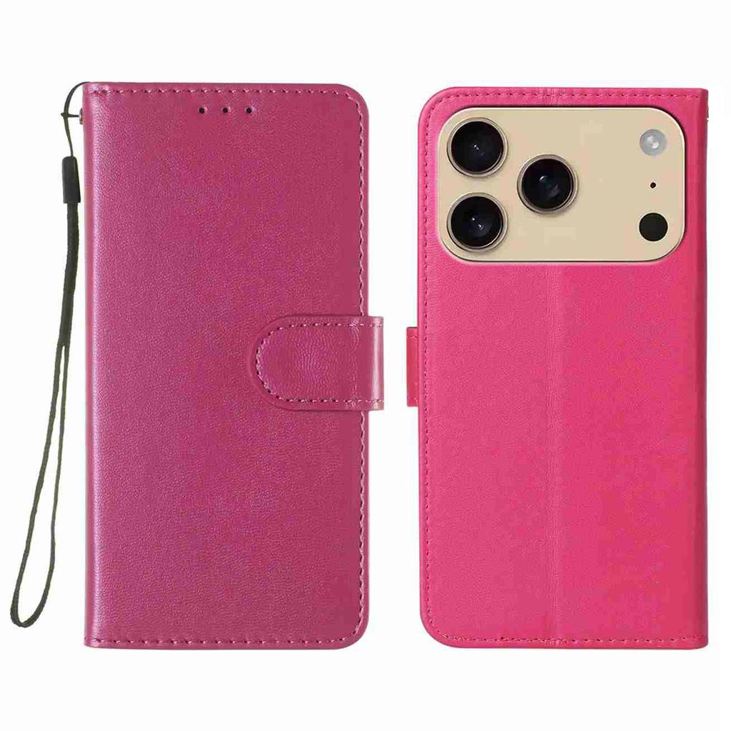 For iPhone 17 Pro Case PU Leather Flip Phone Cover Wallet Card Slot Holder