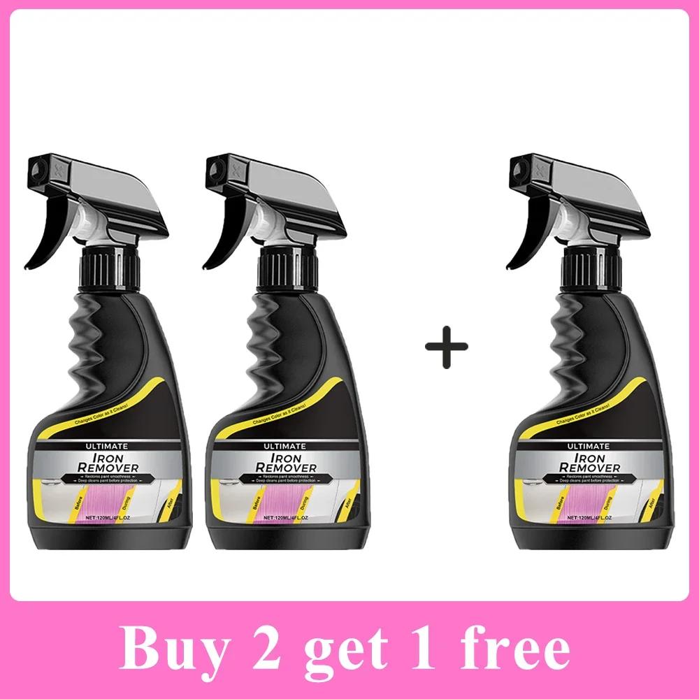 Car Rust Remover Spray - Wheel & Exhaust Pipe Iron Powder Cleaner