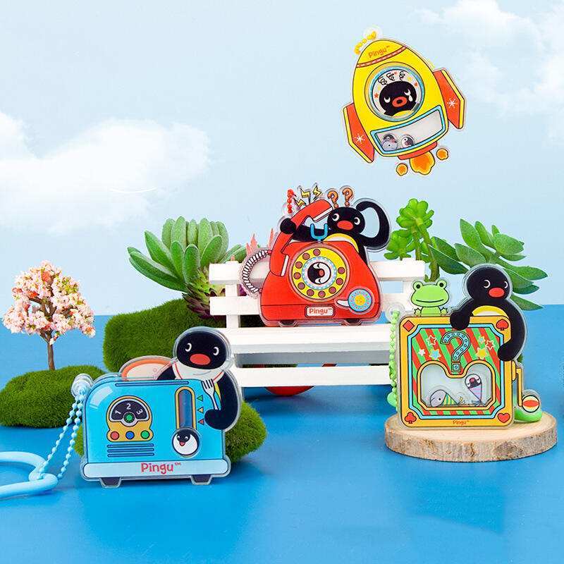 Pingu DIY Acrylic Keychain Random Box Gacha