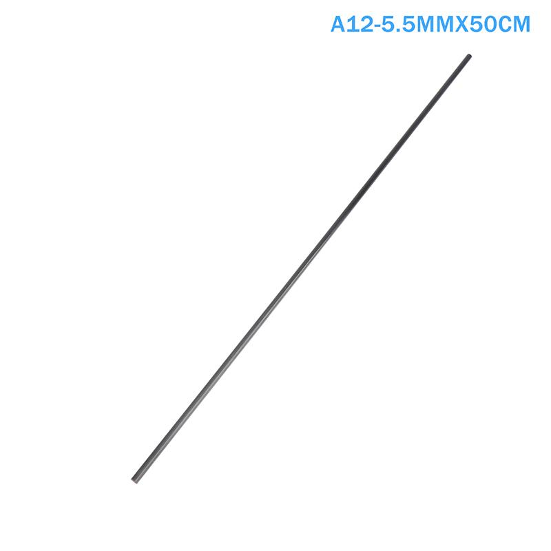 Black Solids Carbon Fiber Black Rod Dia 0.5-8MM 500MM Reinforcement Rod High Strength Light Weight Insulation Kite Pole For DIY