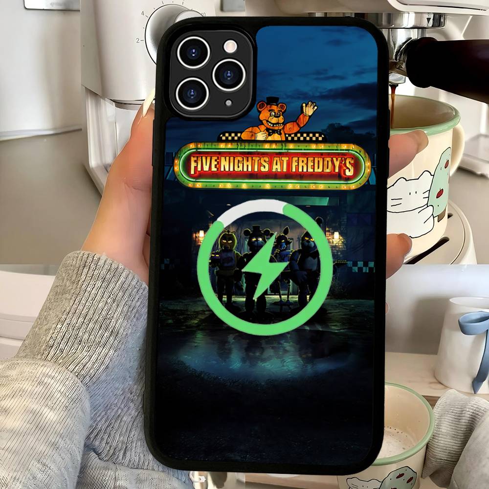 

F-FNAF Five-nights-At-Freddys Magnetic Wireless Phone Case For IPhone 17 16 15 14 13 12 11 Pro Max Plus Mag Phone Cover iPhone 14pro max