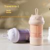 4 In 1 Travel Refillable Bottles Easy To Fill Portable Leakproof Cosmetic Toiletry Containers for Holiday Getaway