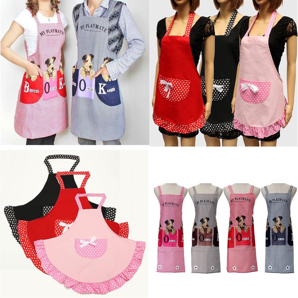 31 5 Colors Kitchen Restaurant Bib Dog Men Women Cooking Aprons With Pocket Buy From 6 On Joom E Commerce Platform