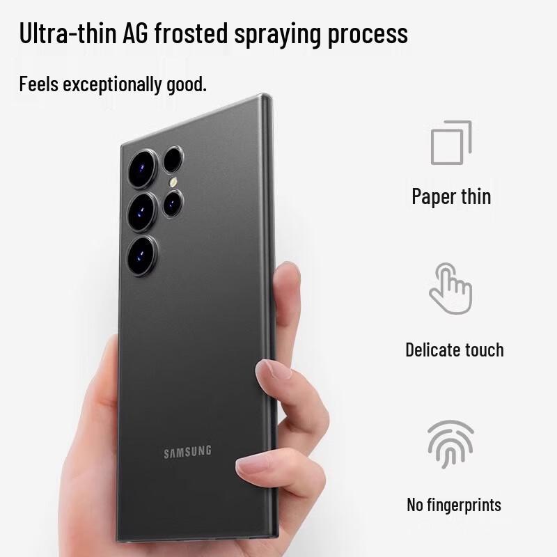 EDDGA Samsung S24 Ultra Magnetische Matte Handyhülle