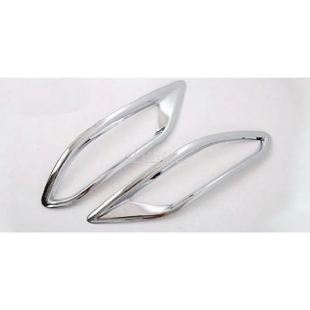 New! Front + Rear Fog Light Lamp Cover Trim for Honda Vezel 2014 2015