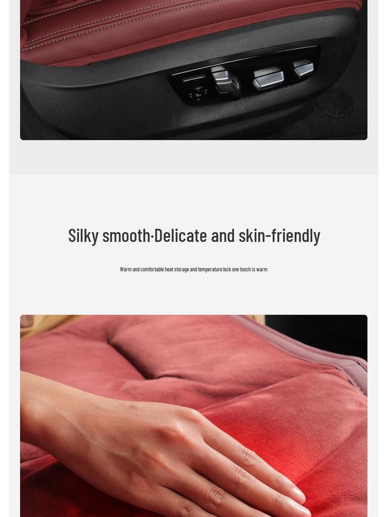 Zimowa flanelowa poduszka na siedzenie Maserati Ghibli/Levante