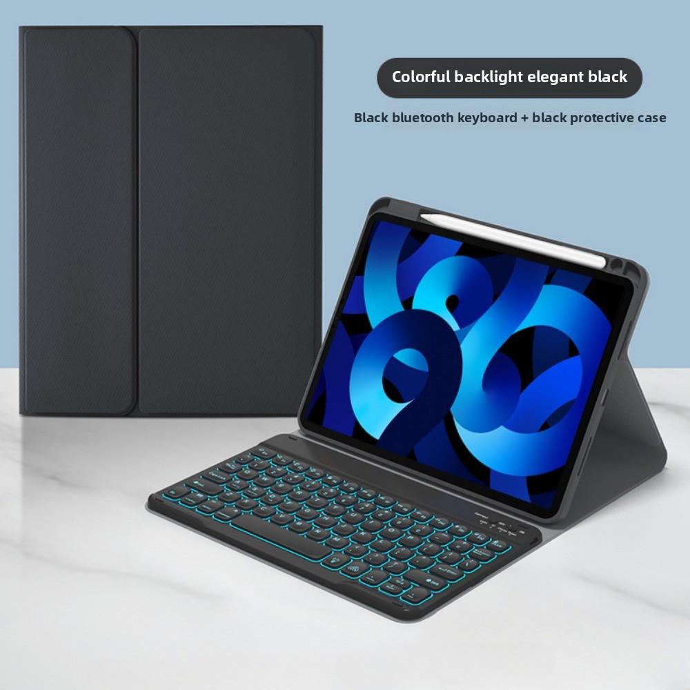 

Шкіряний чохол-клавіатура для iPad 9-го 10.2 з Bluetooth-клавіатурою М яка силіконова накладка для Air 5 Pro 11 з тримачем для олівця iPad Air3/Pro 10.5