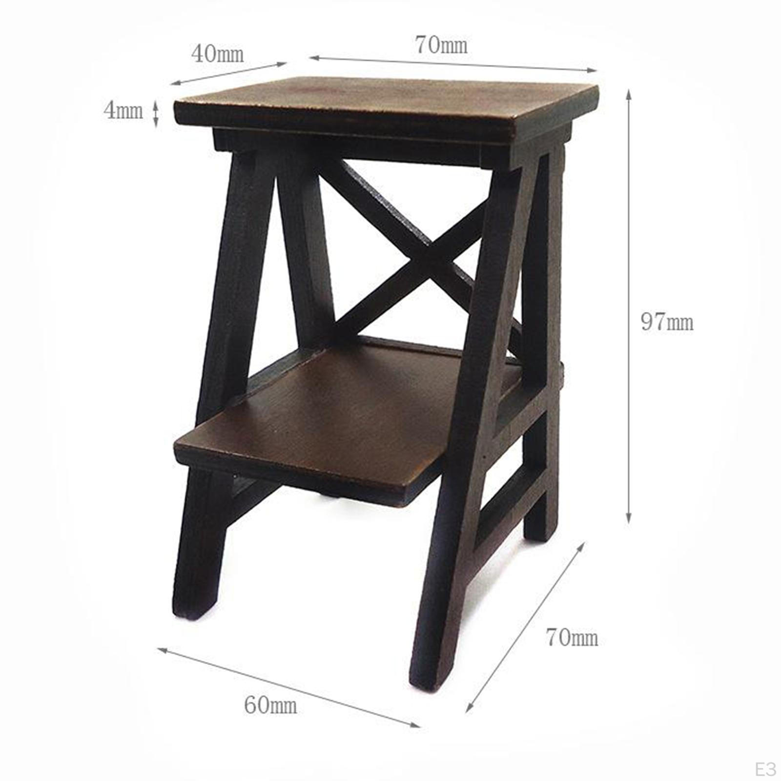 Ретро 1/12 миниатюрная стойка для цветов и растений — фото 2