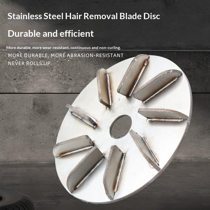Livestock Hair Removal Blade Disc Stainless Steel Sharp Sturdy Efficient Cutter for Farm Pig Cow Sheep Grooming
