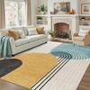 Carpet for Living Room Stain-resistant Wear-resistant Floor Mat Abstract Geometric Pattern Rug Large Size Home Decoration Rugs