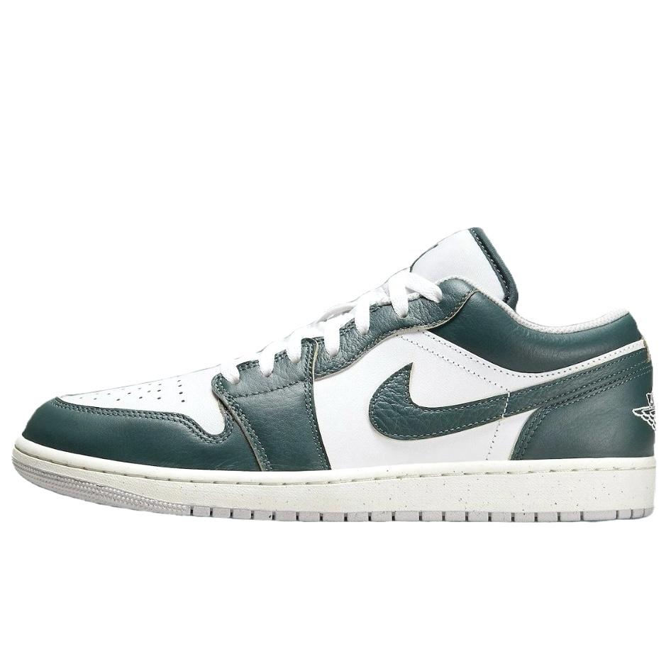 Jordan Air Jordan 1 Vintage Basketball Shoes Unisex Low Top White FQ7687-300(Team1188-)