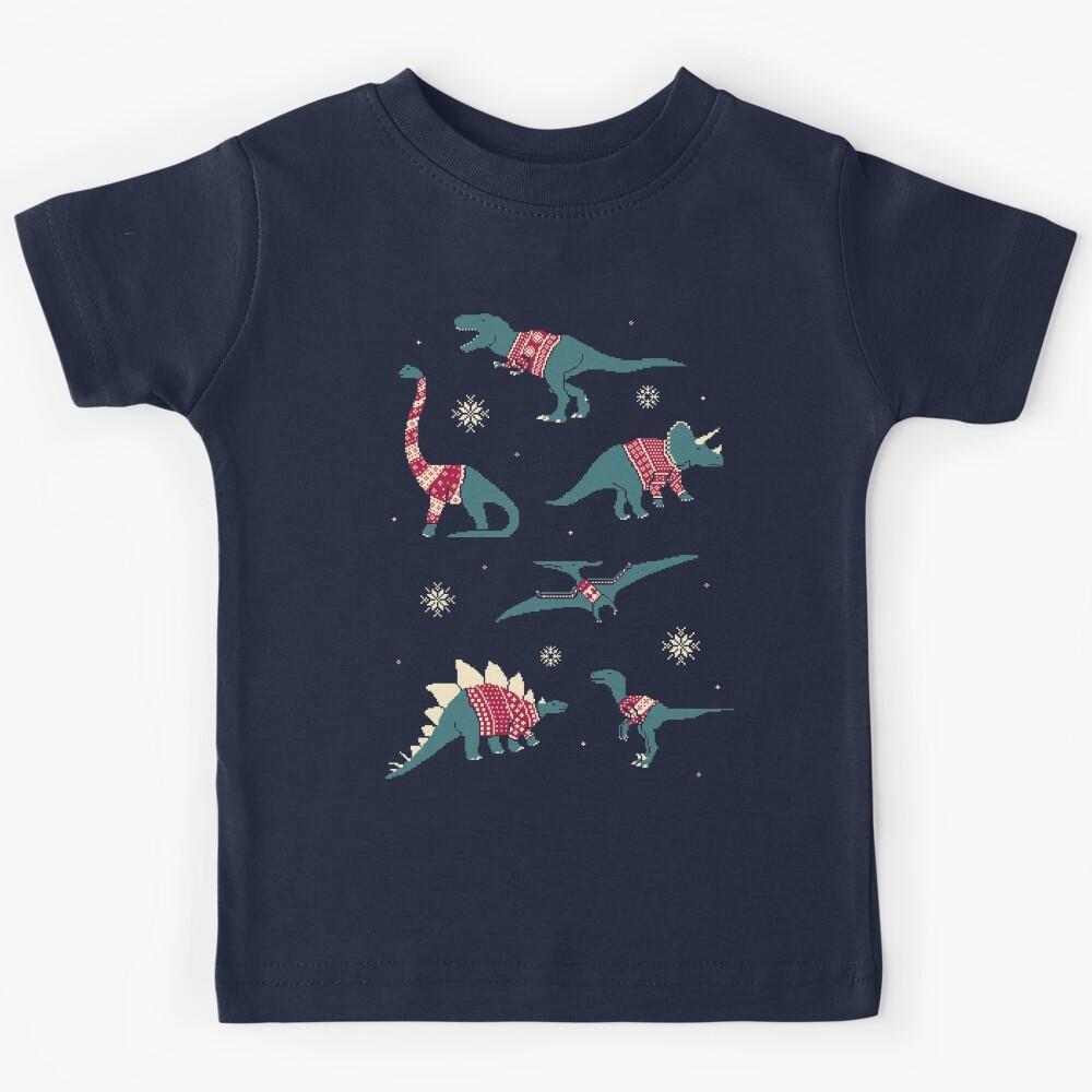 Dinos In Sweaters Kids T-Shirt 120