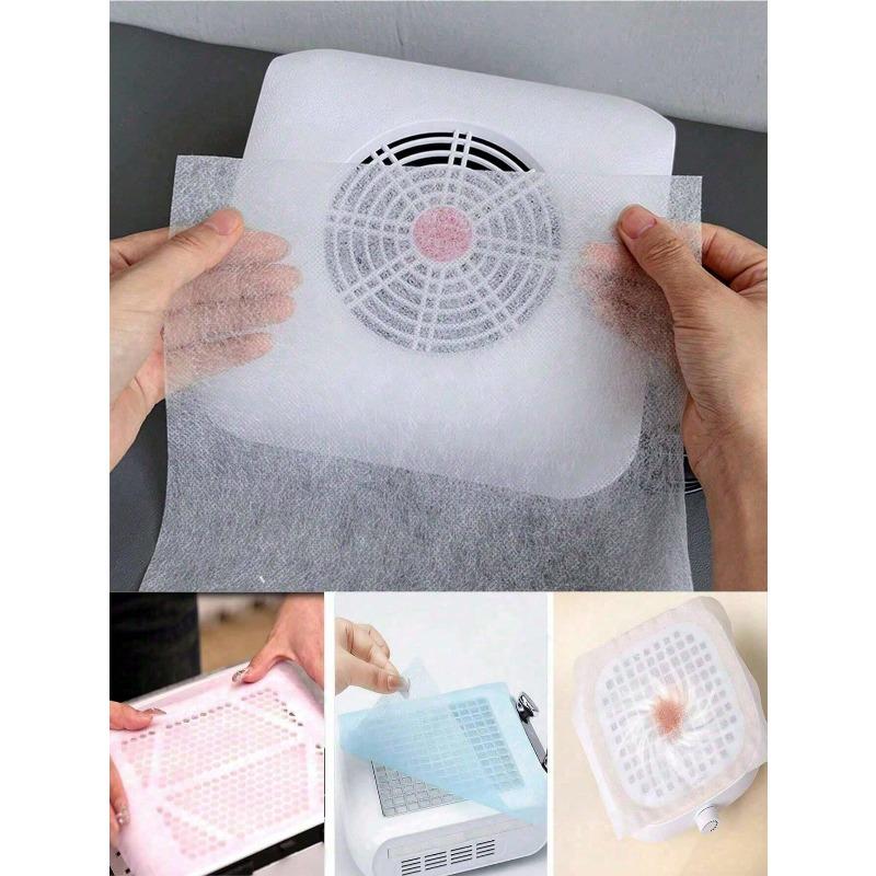 100pcs Disposable Nail Dust Collector Filter Paper, Suitable For Nail Dust Collector, Portable Non-Woven Nail Paper, For Professional Nail Salon