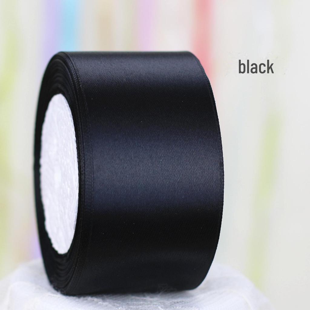 5cm Satin Flower Bow Ribbon for Cakes and Gift Boxes