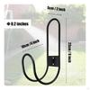 2 Pieces Wall Mounted Hose Hook Space Saving Iron Water Pipe Rack Easy Installation Heavy Duty