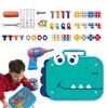 Children Toys Tool Set DIY 3D Puzzle Toys Hand Disassembly Assembly Toolbox Pretend Play Dinosaur Drilling Educational Toys Gift