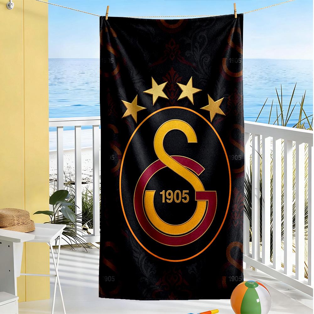 Galatasaray Beach Towel Super Soft & Absorbent Comfortable Lightweight Portable for Swimming,Beach,Camping, Travel, Beach Accessories,Gym