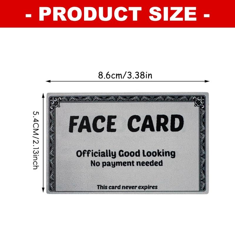 Humorous Look Based Discount Card PVC Funny Autism Excuse Card For Discounts Trendy Venues Corporate Event