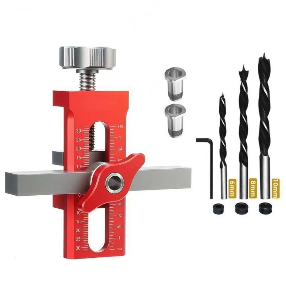 6/8/10mm Cabinet Door Installation Positioner Rebounder Punched Mounting Jig Wardrobe Installation