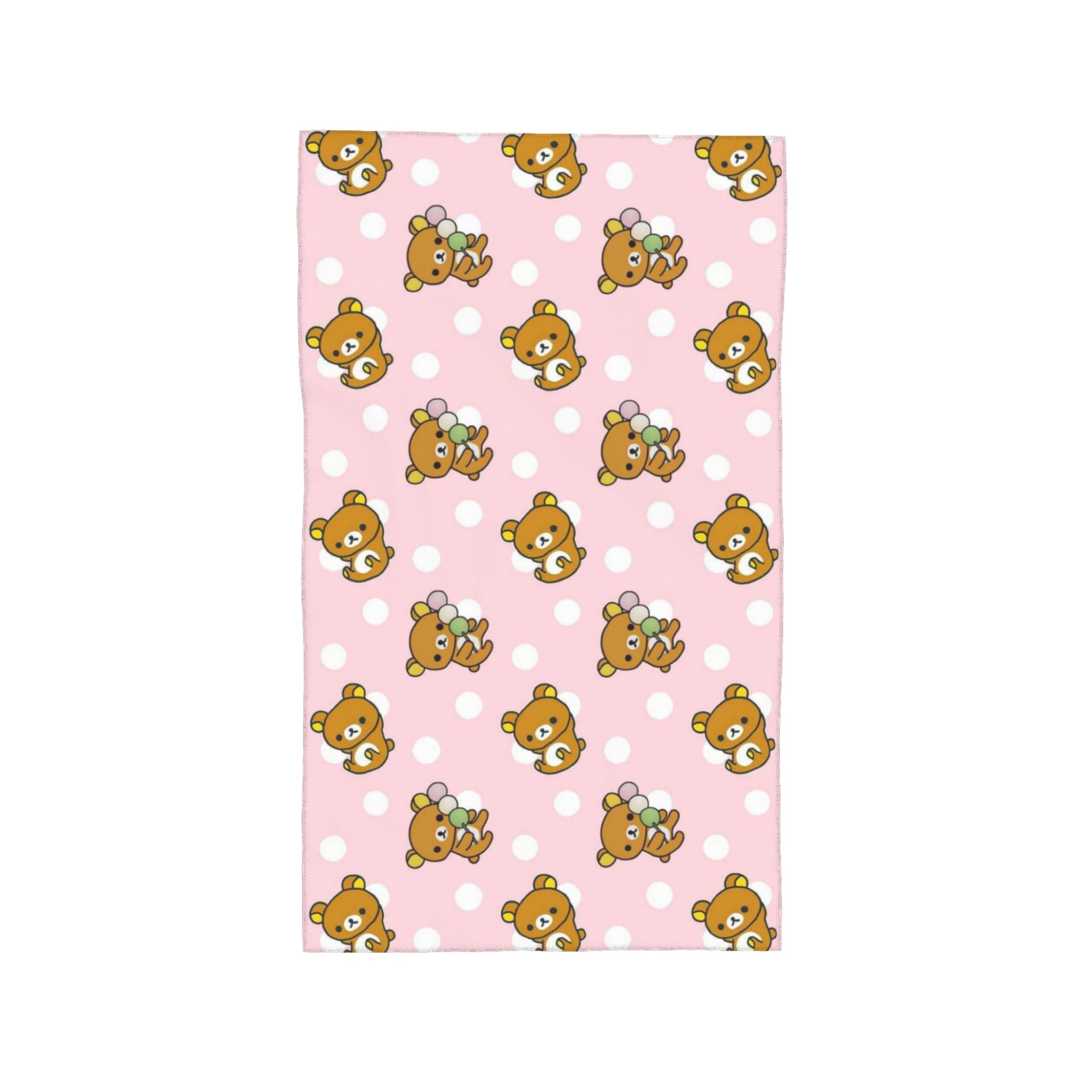 

Lazy Bear Rilakkuma Soft Face Towel Quick Dry Pool Bath Cotton Towels Absorbent Quick W30*H60(CM)
