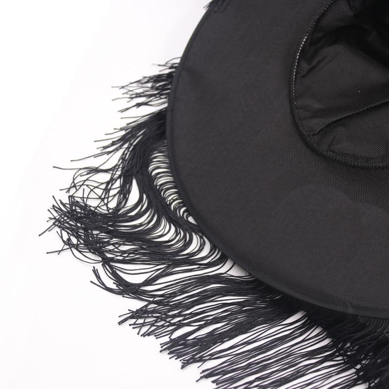 Adult Tassel Witch Hat for Halloween & Performances