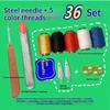 Needle and Thread Kit Portable Multi-Function Hand Sewing Tool Set for Home Clothing Repair DIY Craft Projects