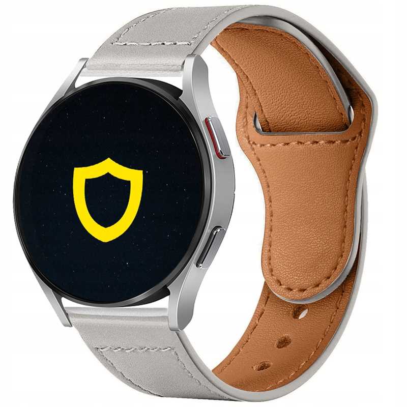 Sc Classy Leather Strap 22Mm White