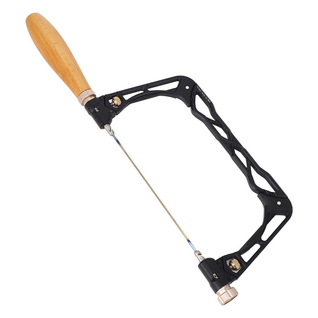 Coping Saw Kit Set Woodworking U Shaped Aluminum Curved Saw Wooden Handle for Ceramics Wood PVC