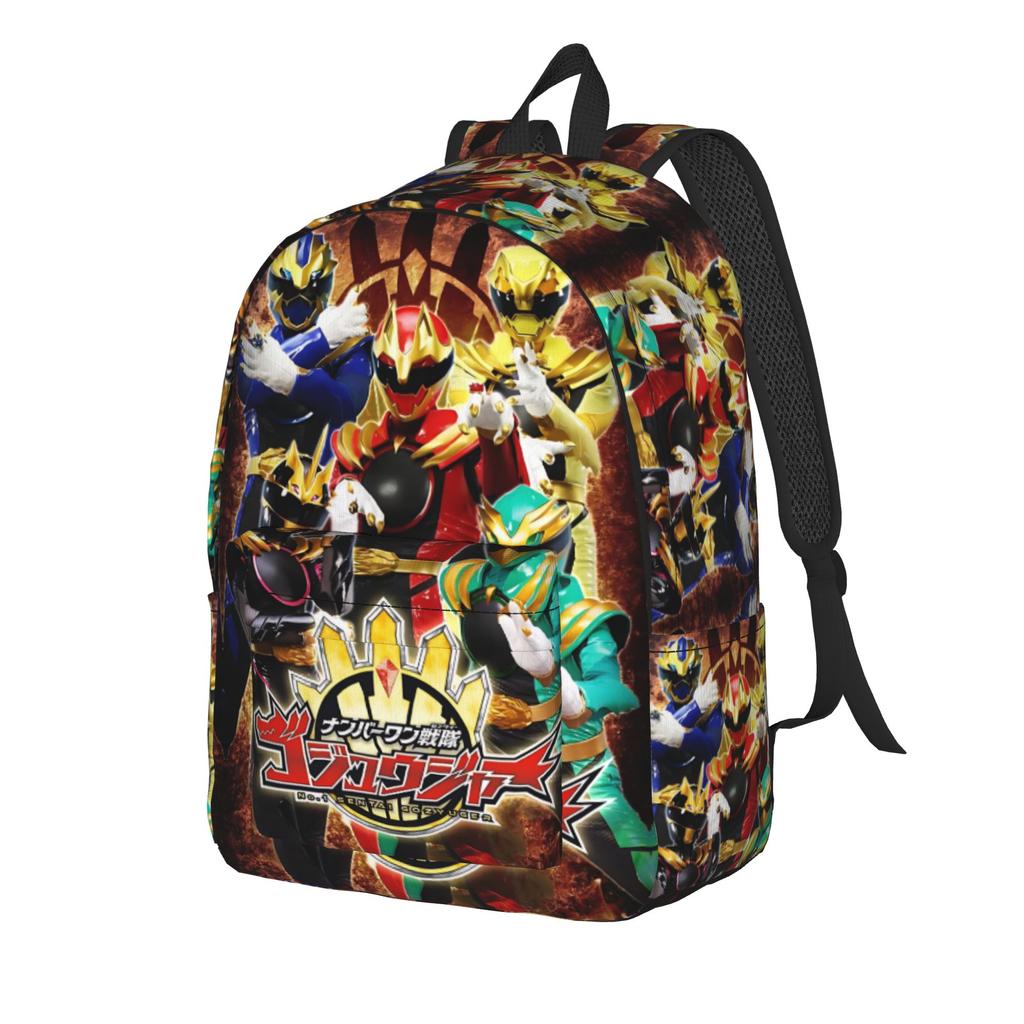 Fashion Super Sentai Backpack Best Gift Mochilas Portable School Sturdy Shoulder Rucksack