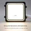 Large Recessed Square Downlight Panel with Honeycomb Design for Kitchen and Bathroom Ceilings (2020 Model)