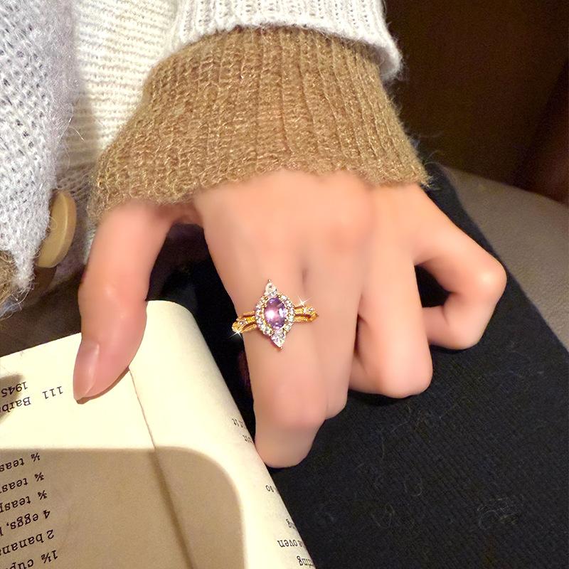 

Fashion S925 Silver Ring Female Elegant Design Thin Band Ring Comfort Fit Party Jewelry opening adjustable