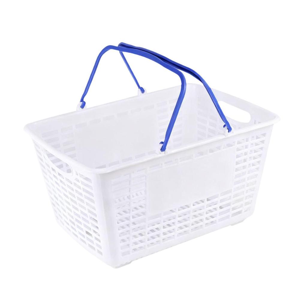 Shopping Basket Supermarket Organizer Multipurpose Ergonomic Storage Basket for Vegetables Garage Bedroom Closet Basement