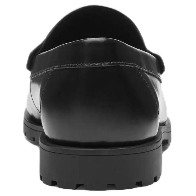 Coach Jocelyn Leather Round Toe Slip-On Loafers Women Loafers Black CW980-BLK