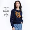 Navigare Women's Autumn/Winter Long Sleeve Round Neck Sweater