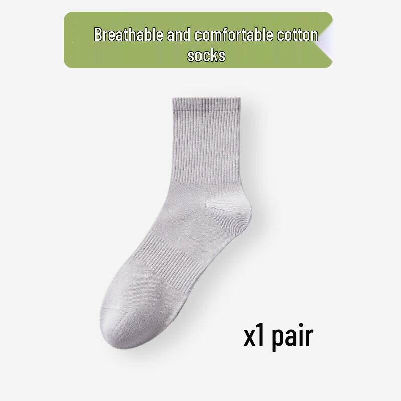 Ni Qing Unisex Summer Anti-Odor Cotton Ankle Socks