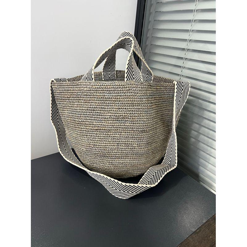 

Raffia Premium Woven Bag Women Summer Large Capacity Messenger Bag Seaside Vacation Bucket Bag Tote Bag Handbag Lime green