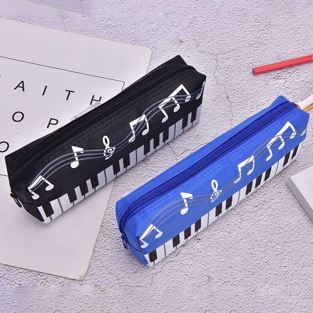 Stationery Piano Note Pencil Bag Musical Pencil Cases Student Pencil Case Musical Note Piano Pouch