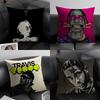 Legendary Rapper T-Travis Scott Pillow Case Linen Cushion Covers For Decorative Sofa Home Pillows Case Car Chair Pillows Cases